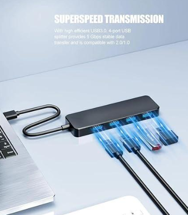 Adaptador USB 4 in 1