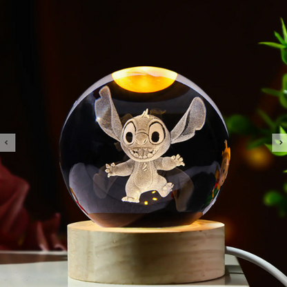 OFERTA 2x1 🔥 Esfera de Cristal con Luz 3D