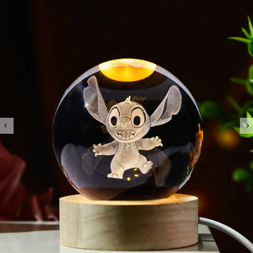 OFERTA 2x1 🔥 Esfera de Cristal con Luz 3D