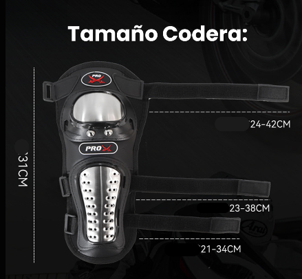 KIT Rodilleras + Coderas Metálicas🔥