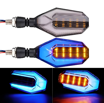 Pidevías LED direccionales para moto resistentes al agua y duraderas