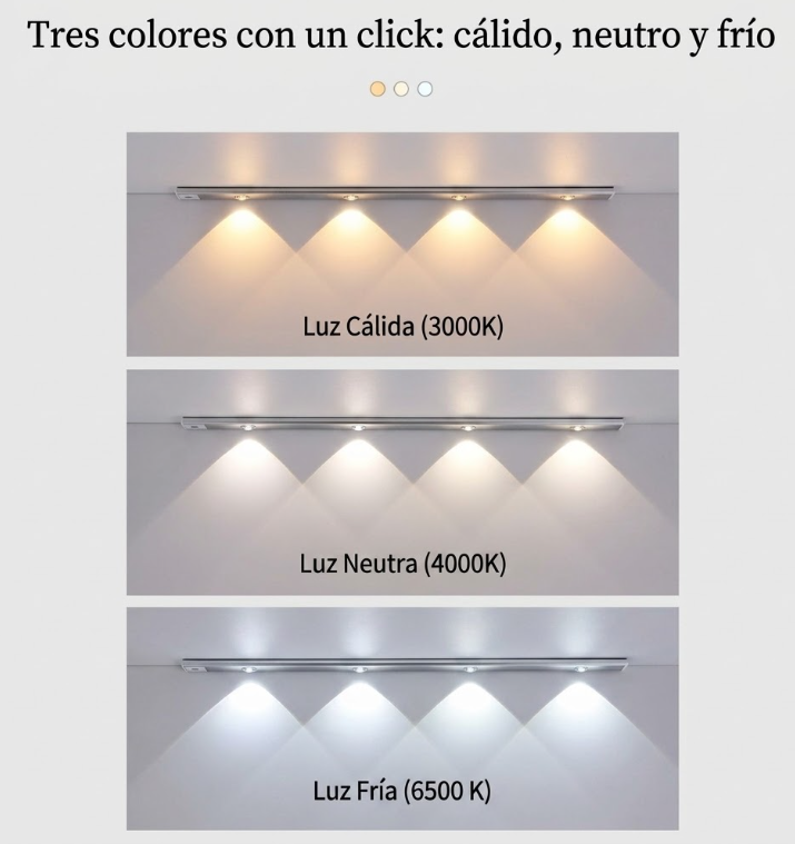 Barra de Luz LED Inalámbrica con Sensor de Movimiento 💡