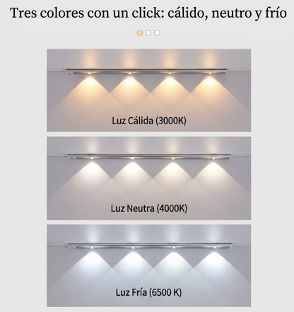 Barra de Luz LED Inalámbrica con Sensor de Movimiento 💡