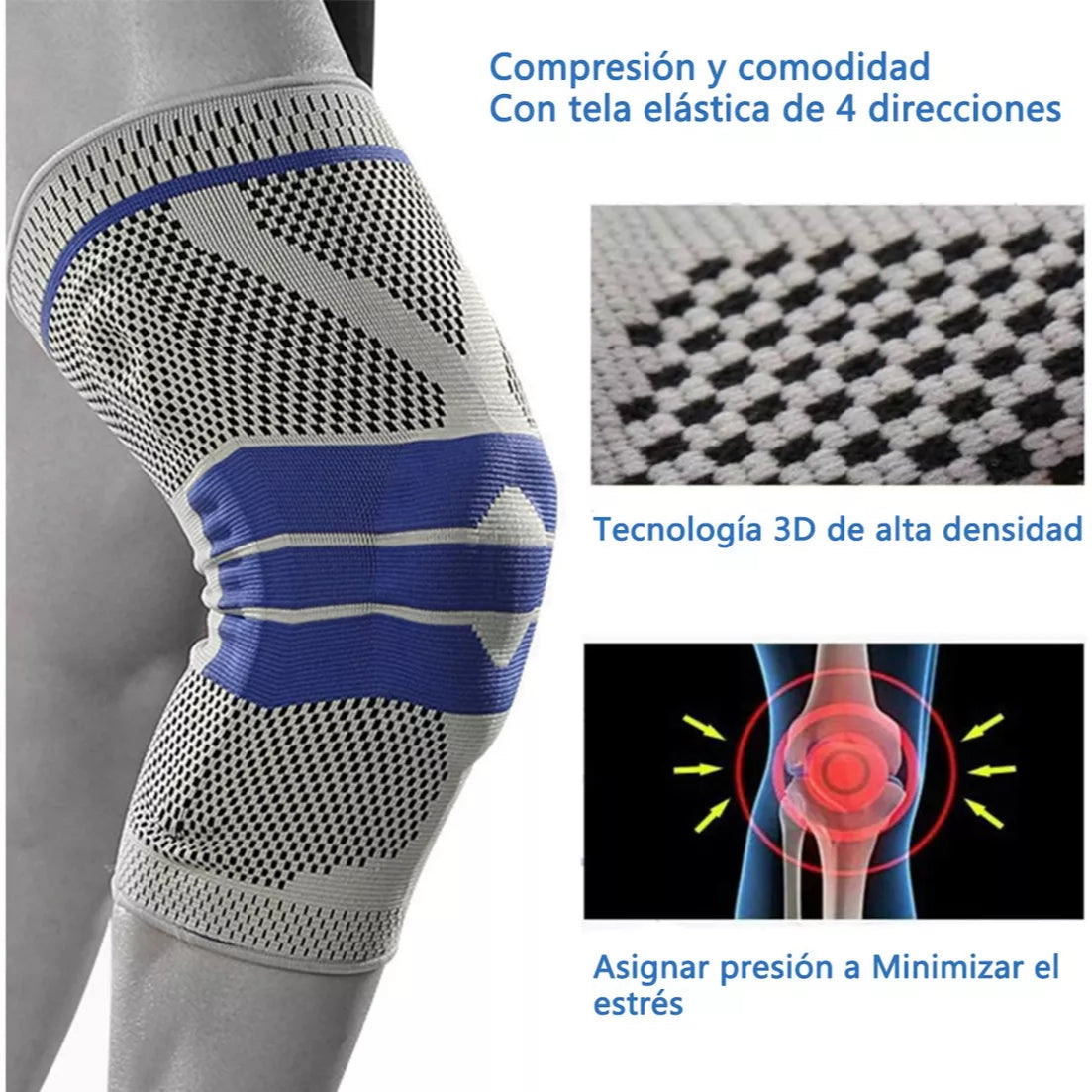 Rodillera Articulada Ortopédica con Gel y Varilla ✨