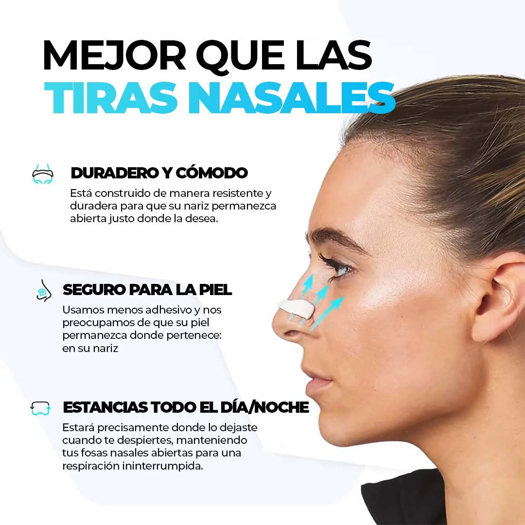 OFERTA 2X1  🔥 Tiras Magnéticas para Respirar Mejor y Eliminar Ronquidos