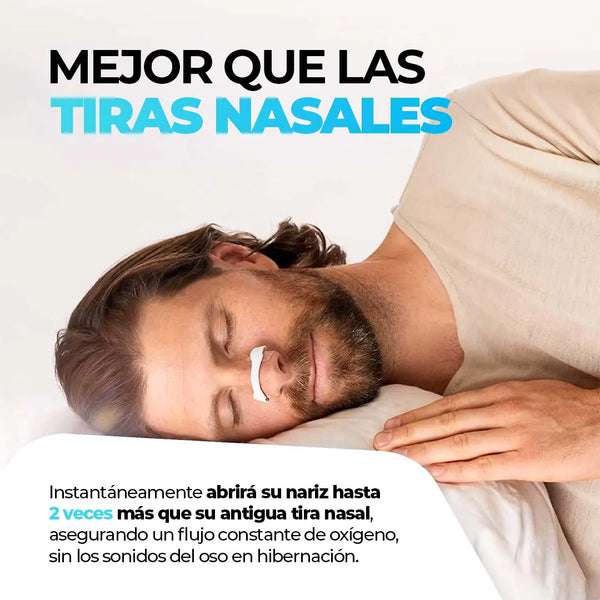 Imán incluido para colocar el dilatador nasal de forma fácil