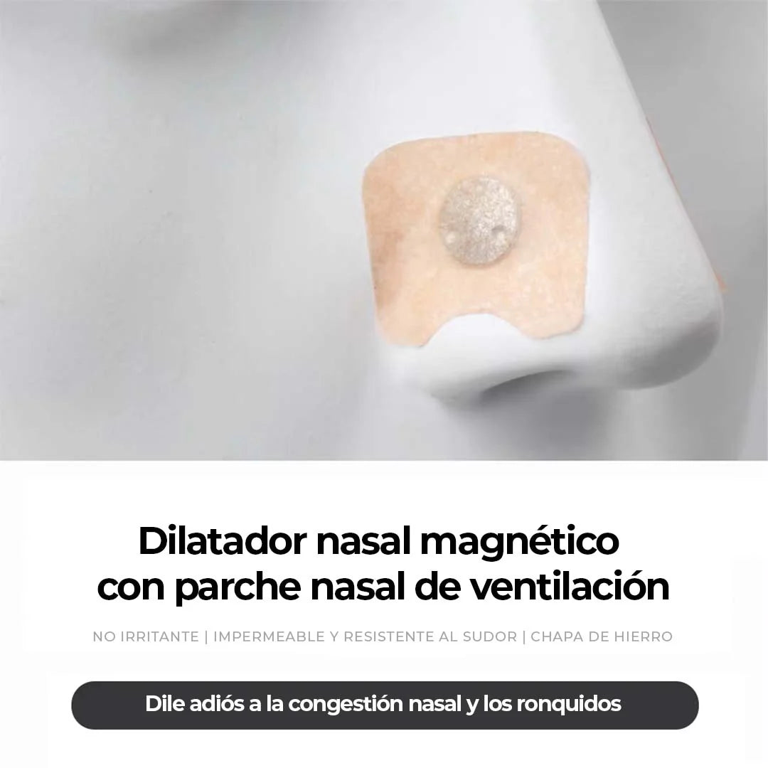 OFERTA 2X1  🔥 Tiras Magnéticas para Respirar Mejor y Eliminar Ronquidos