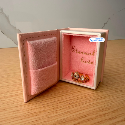 Anillo Corona de Rapunzel + Caja de Regalo en Forma de Libro — foto 3