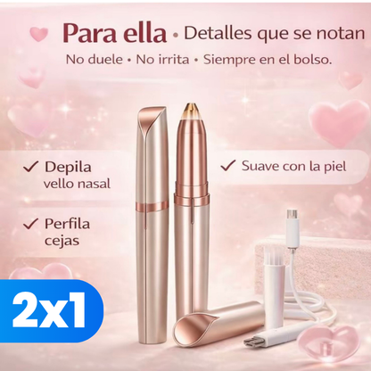 OFERTA 2X1 🔥 Depiladora de Cejas Portátil, sin dolor, seguro y rápido.