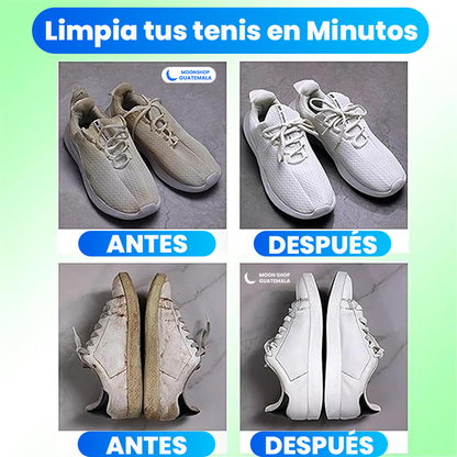 OFERTA 2x1 ⭐ Crema Limpiadora para Tenis 👟 Remueve Manchas y Restaura el Color ✨