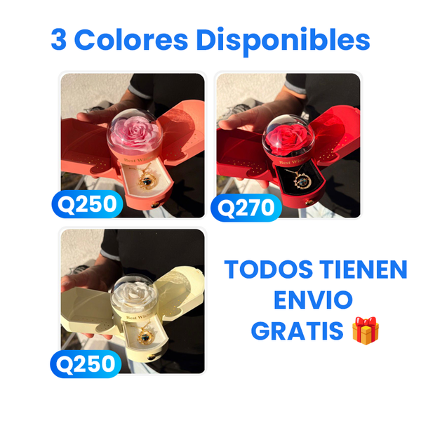 Rosa preservada de larga duración como regalo romántico