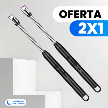 Encendedor Eléctrico Recargable sin Llama con Cuello Flexible y Carga USB-C (Vienen 2)