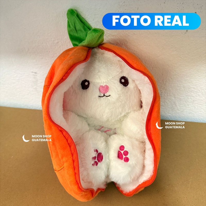 Conejito Zanahoria, Fresa que Respira 💤 Alivia la Ansiedad, Estrés y Duerme Mejor ✨