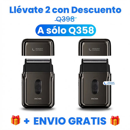 Mini shaver con motor potente de 7800 RPM para afeitado rápido