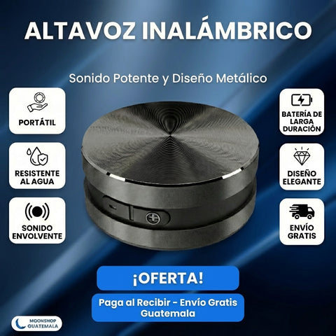 Altavoz Inalámbrico de Conducción Ósea  🔊 Sonido 8D Envolvente + Graves Potentes ✨