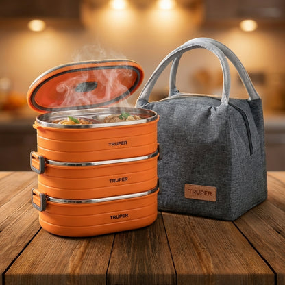 Lonchera Térmica que Mantiene tu Comida Caliente + Bolsa Térmica GRATIS 🎁✨