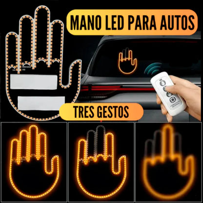 Mano de Luz Led con 3 Gestos + BATERÍAS GRATIS 🔋