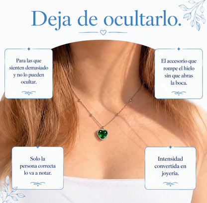 Collar de los Sentimientos con corazón que cambia de color (foto 5)