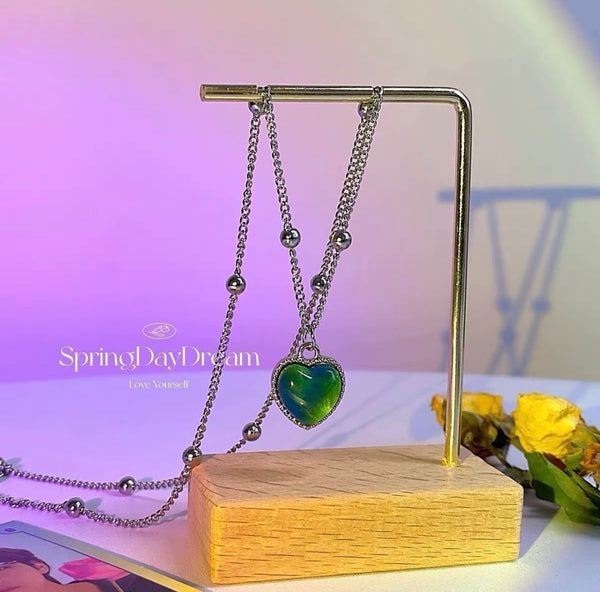 Collar de los Sentimientos con corazón que cambia de color (foto 7)