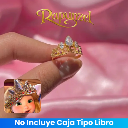 Anillo Corona de Rapunzel 💍👑✨
