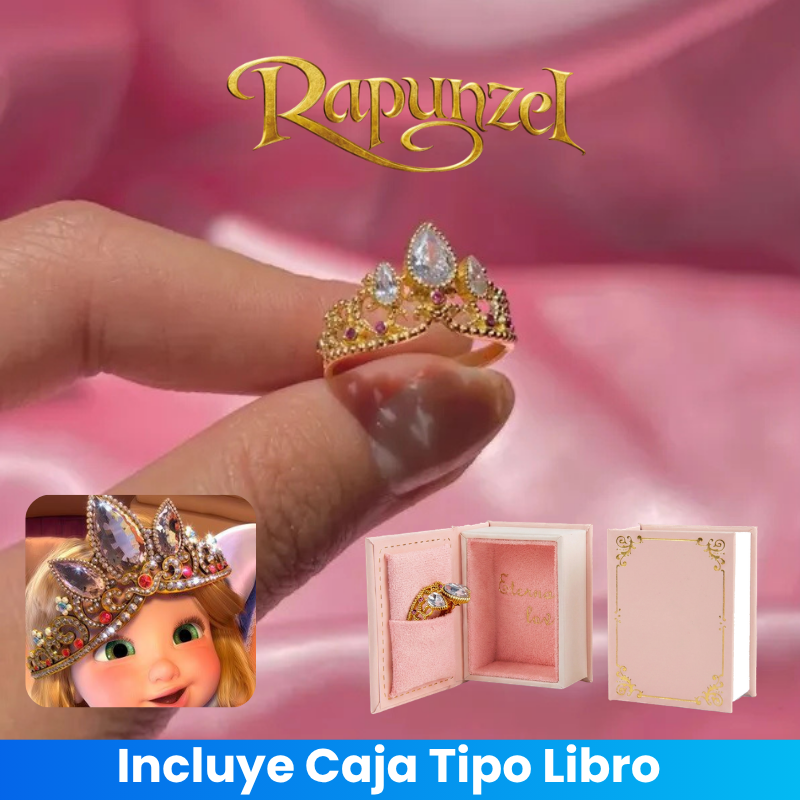 Anillo Corona de Rapunzel 💍👑✨