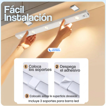 Barra de Luz LED Recargable con Sensor de Movimiento – 3 Tonos, USB-C - 58 CM — foto 3