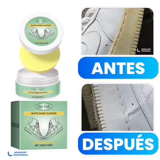 OFERTA 2x1 ⭐ Crema Limpiadora para Tenis 👟 Remueve Manchas y Restaura el Color