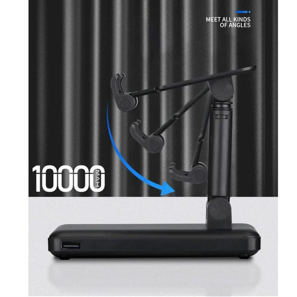 Batería portátil 10000mAh con cables incorporados para cargar teléfono dos veces sin cables extra