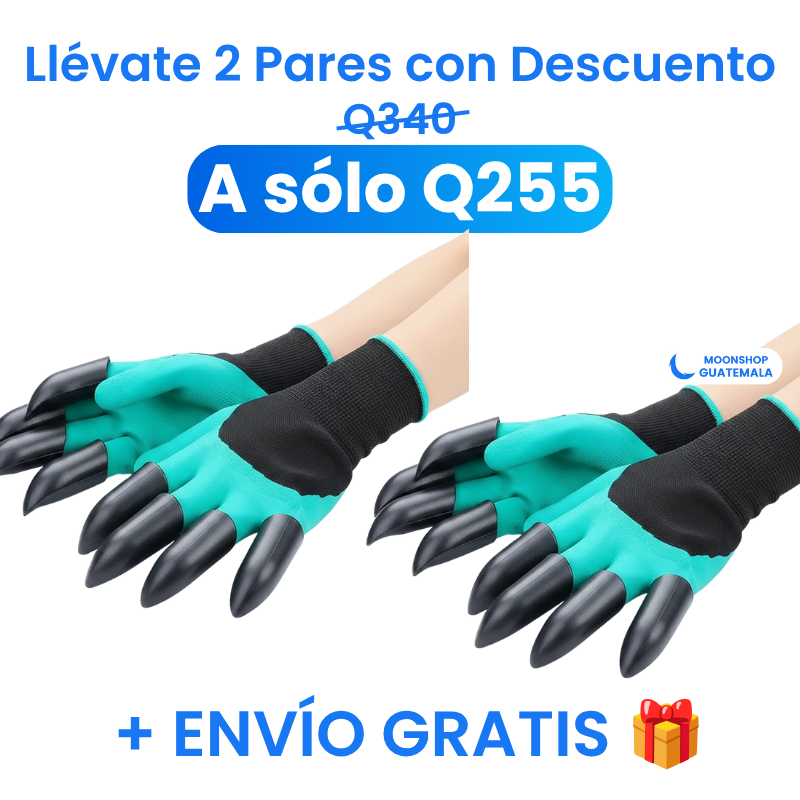 Guantes de Jardinería con Garras – Cava, Planta y Protege tus Manos