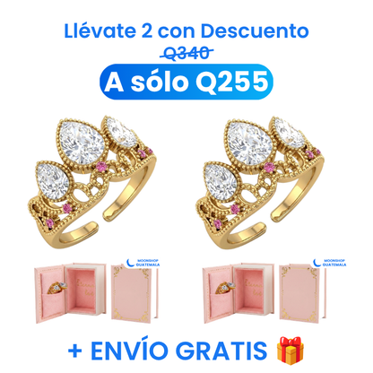 Anillo Corona de Rapunzel 💍👑✨