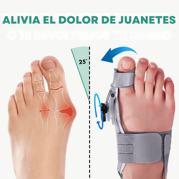 Corrector de juanetes para el dedo gordo del pie, ajustable a cualquier medida