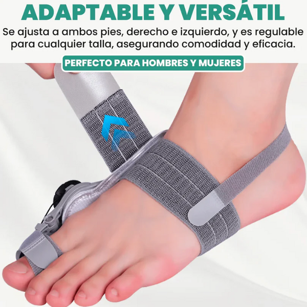 Corrector de juanetes que sirve para cualquier tamaño de pie