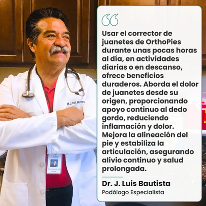 Corrector de Juanetes con Alivio del Dolor - Cómodo y Ajustable