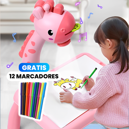 Mesa Proyector Para Aprender a Dibujar + Marcadores GRATIS