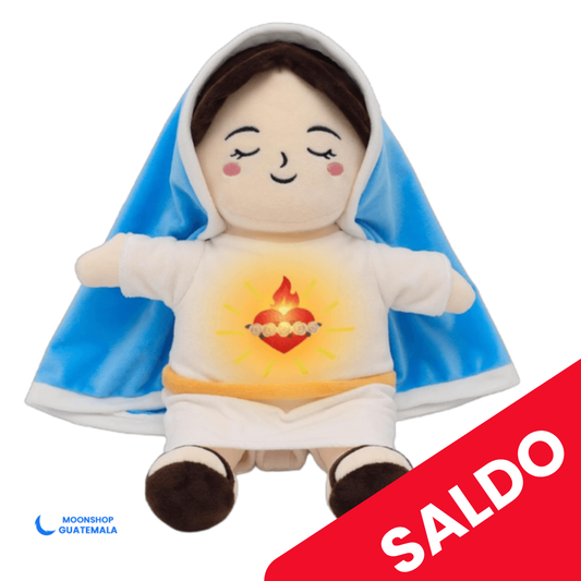 Peluche Relajante Virgen Celeste -  (Luz y Sonido). 💤