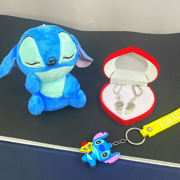 Llavero de Stitch de regalo incluido en el combo Día del Cariño
