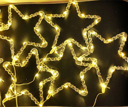 Cascada de Luces en forma de Estrella