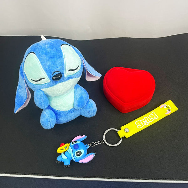 Peluche Stitch incluido en el combo de regalo para San Valentín