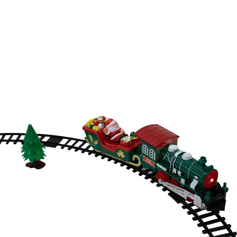 Tren Navideño De 23 Piezas Con Luz Y Musica