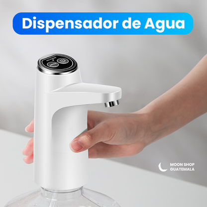 Dispensador de agua eléctrico portátil para cocina, recargable por USB
