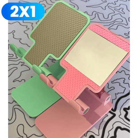 Soporte universal para celular y tablet plegable, pack de 2