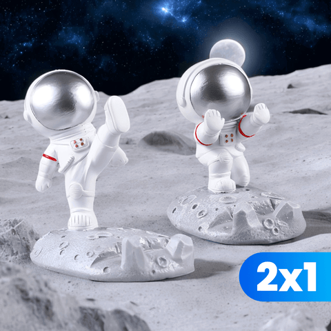 Soporte astronauta para celular o tablet con base antideslizante
