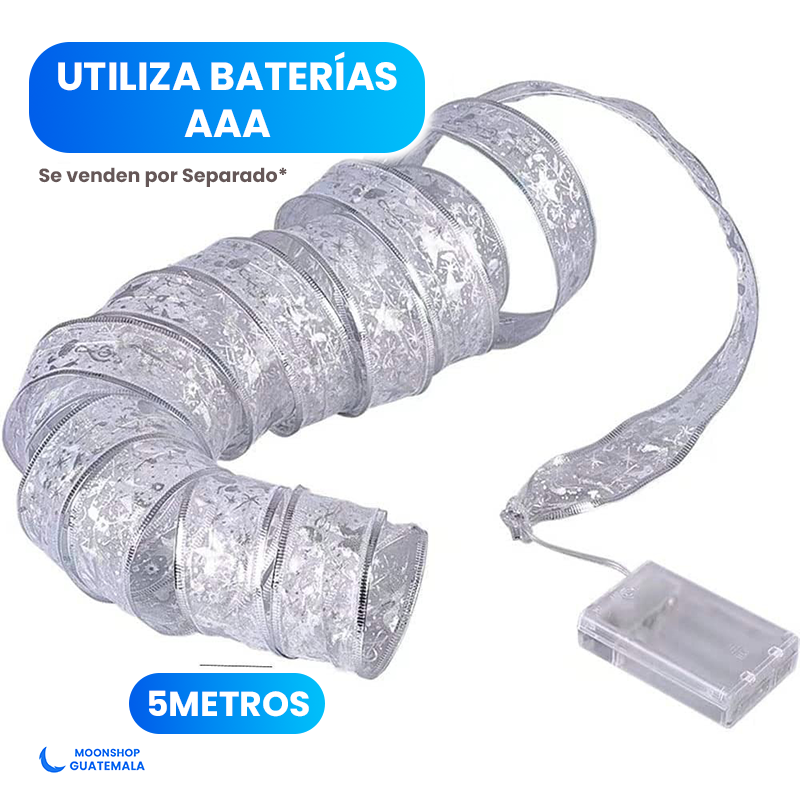 Listones con Luces LED - 5 Metros C/U ✨🎄
