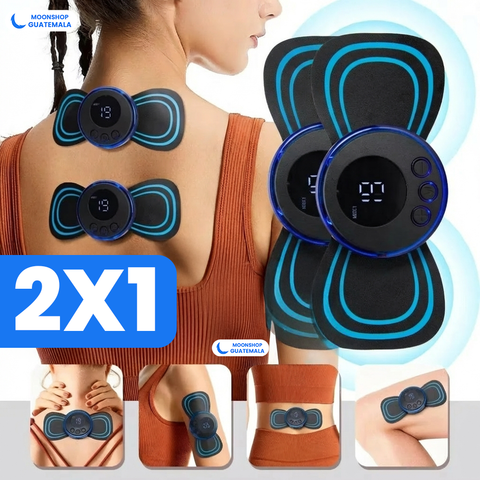 Masajeador eléctrico para alivio del dolor muscular con 8 modos de masaje