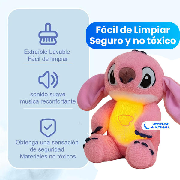 Peluche que respira se activa con un solo toque, fácil de usar