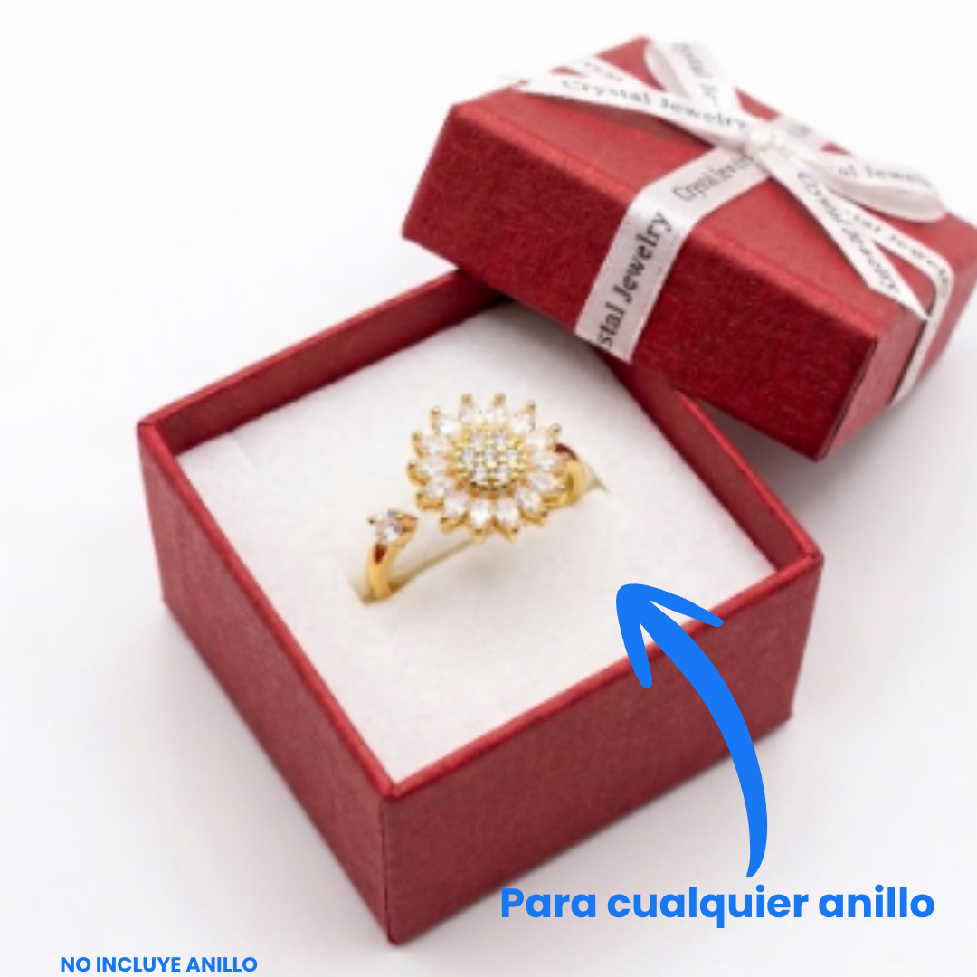 Cajita de Regalo para Joyería con Moño Color Rojo