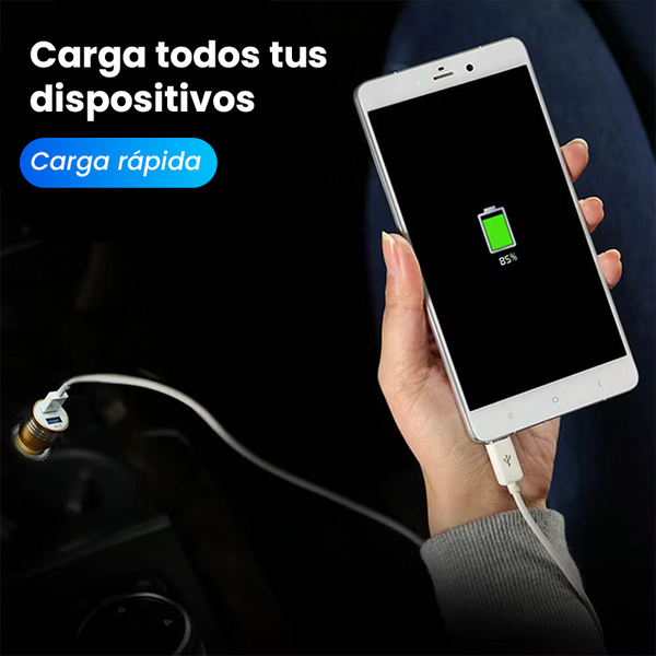 Cargador de carro de carga rápida para cargar tus dispositivos