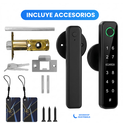 Cerradura Electrónica para Puerta de Entrada con App,  Huella Digital y Clave