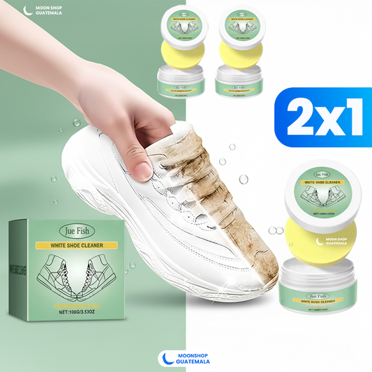 OFERTA 2x1 ⭐ Crema Limpiadora para Tenis 👟 Remueve Manchas y Restaura el Color