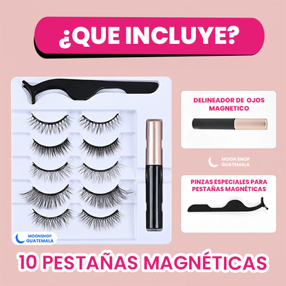 OFERTA 2x1 ⭐️ Kit de Pestañas Magnéticas - TODO EN UNO 100% ORIGINAL ✨
